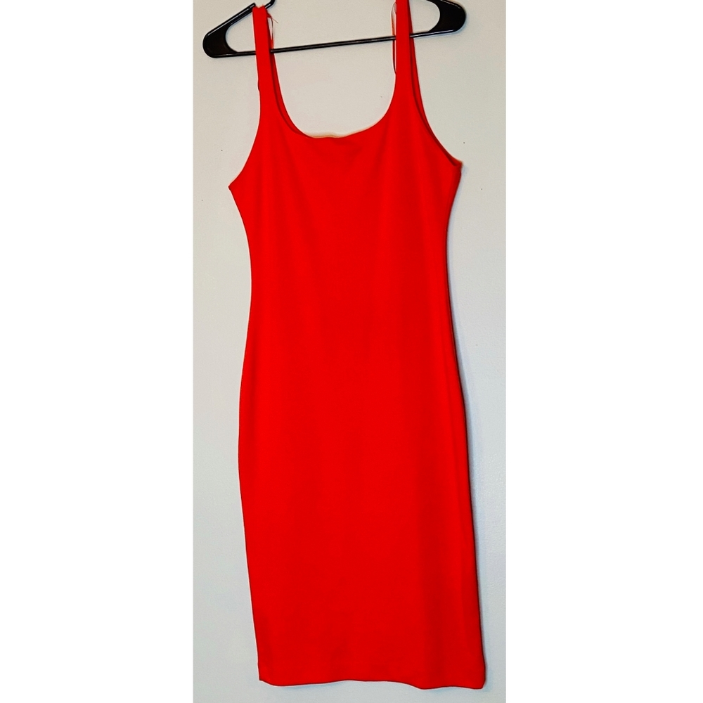 Midi Orange Dress